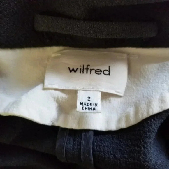 Wilfred Chevalier Jacket Oversized Open  Blazer Dark Grey 2 - Picture 9 of 10